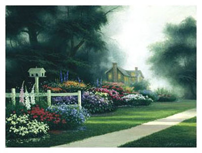 Garden Walk Print Garden Walk Print