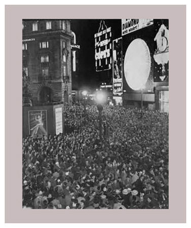 New Year Celebrations 1960 Print New Year Celebrations 1960 Print