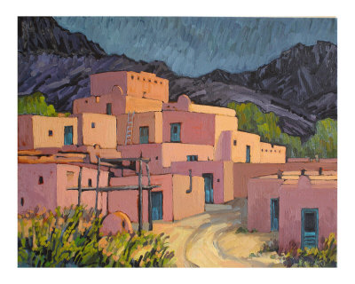 Taos Pueblo Giclee Print Taos Pueblo Giclee Print