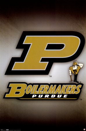 Purdue Boilermakers- Logo Poster Purdue Boilermakers- Logo Poster