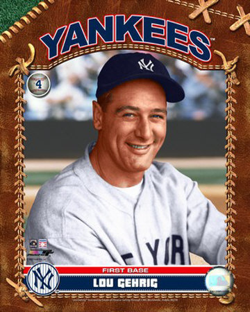 Lou Gehrig Photograph Lou Gehrig Photograph