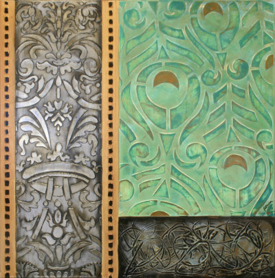 Verdant Plume Hand Painted Art Verdant Plume Hand Painted Art
