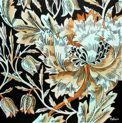 Floral Chintz I Hand Painted Art Floral Chintz I Hand Painted Art