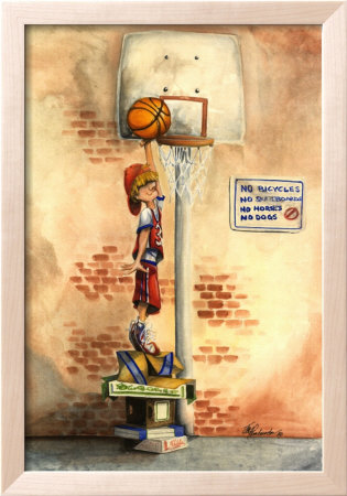 Slam Dunk Framed Print Slam Dunk Framed Print
