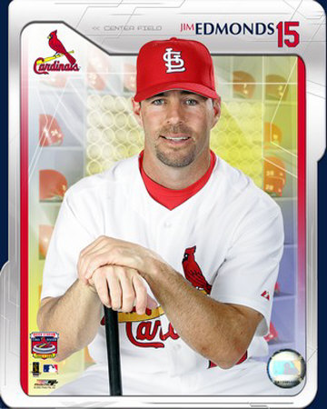 Jim Edmonds - 2005 Studio Plus Photograph Jim Edmonds - 2005 Studio Plus Photograph