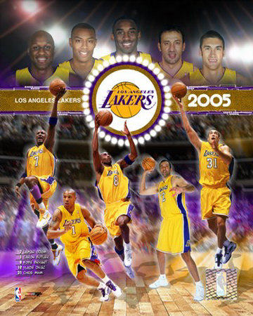 2004 - 2005 Lakers Composite Photograph 2004 - 2005 Lakers Composite Photograph