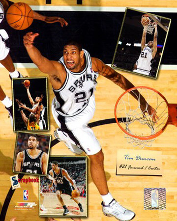 Tim Duncan - 2005 Scrapbook Photograph Tim Duncan - 2005 Scrapbook Photograph