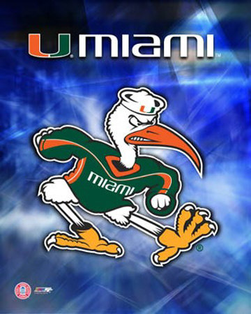 Univ. of Miami Logo Photograph Univ. of Miami Logo Photograph