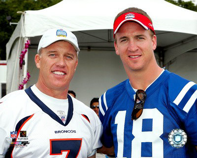 John Elway And Peyton Manning Photograph John Elway And Peyton Manning Photograph