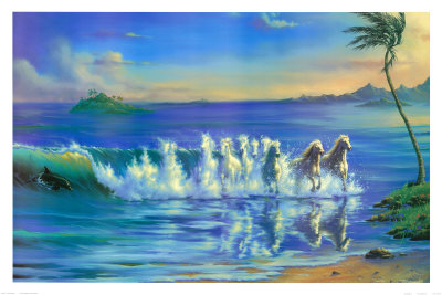 Galloping Waves Print Galloping Waves Print