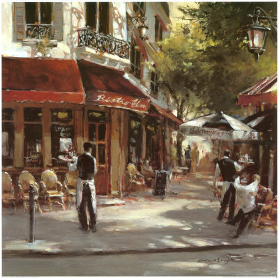 Bistro Waiters Print Bistro Waiters Print