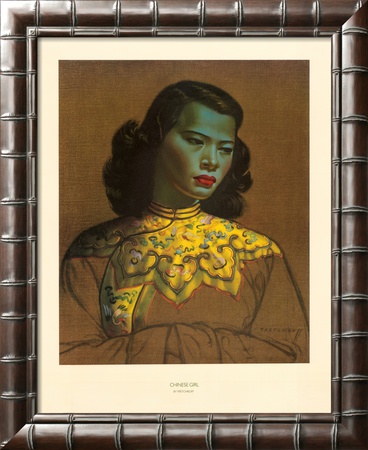 Chinese Girl Framed Print Chinese Girl Framed Print