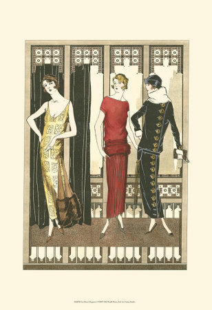 Art Deco Elegance I Print Art Deco Elegance I Print