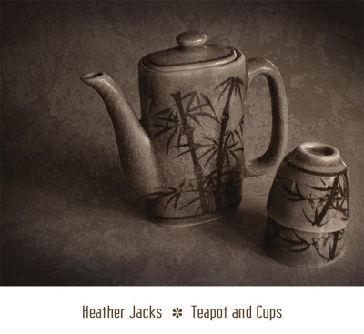 Teapot and Cups Print Teapot and Cups Print