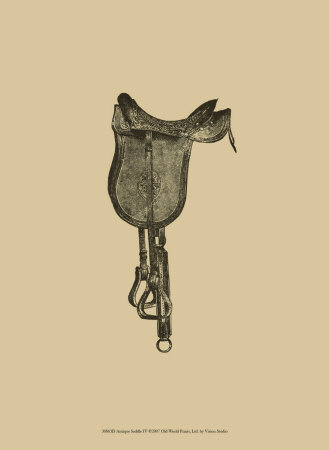 Antique Saddle IV Print Antique Saddle IV Print
