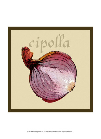 Italian Vegetable VI Print Italian Vegetable VI Print