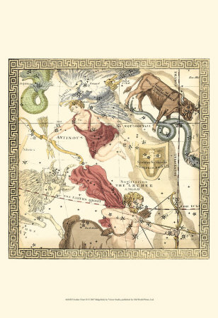 Zodiac Chart II Print Zodiac Chart II Print