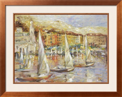 Marina Village Framed Print Marina Village Framed Print
