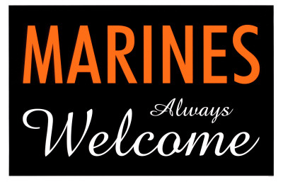 Marines Always Welcome Masterprint Marines Always Welcome Masterprint