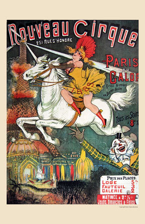 Nouveau Cirque, 1889 Print Nouveau Cirque, 1889 Print