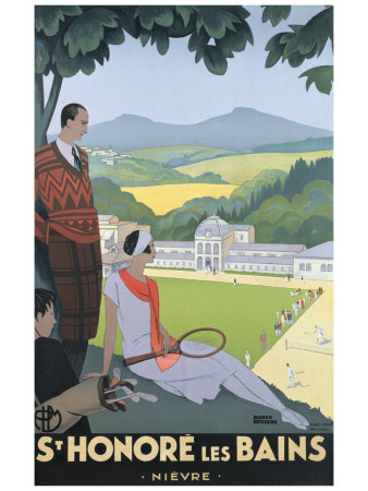 St. Honore les Bains Giclee Print St. Honore les Bains Giclee Print