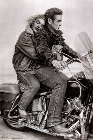 Marilyn Monroe and James Dean Poster Marilyn Monroe and James Dean Poster