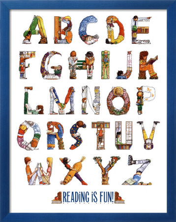 Reading is Fun! Framed Print Reading is Fun! Framed Print
