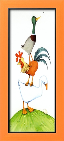 Stacked Animals III Framed Print Stacked Animals III Framed Print