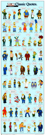 The Simpsons- Classic Quotes Poster The Simpsons- Classic Quotes Poster