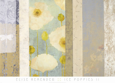 Ice Poppies II Print Ice Poppies II Print