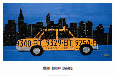 New York Taxi Cab Print New York Taxi Cab Print