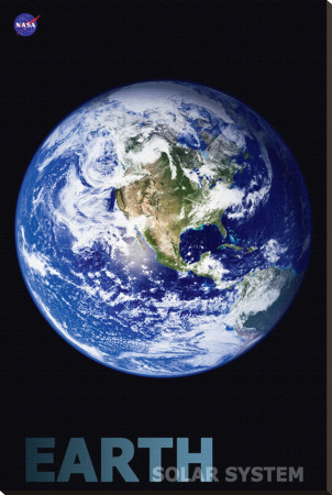Earth Stretched Canvas Print Earth Stretched Canvas Print