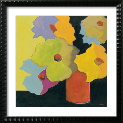 Green Zinnias IV Framed Print Green Zinnias IV Framed Print