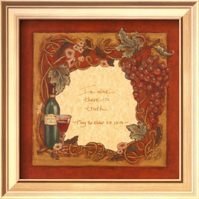 In Wine there is truth Framed Print In Wine there is truth Framed Print