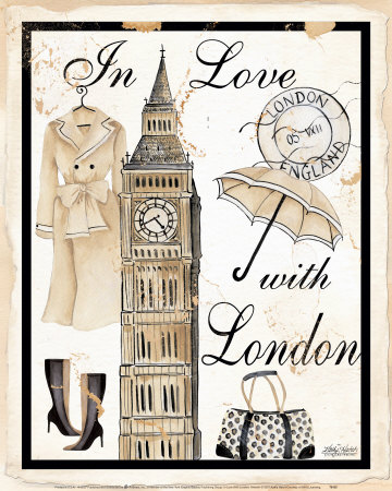 In Love with London Print In Love with London Print