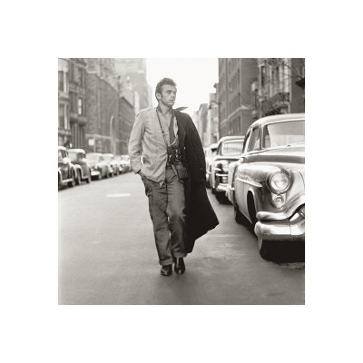 James Dean Strolling Downtown Print James Dean Strolling Downtown Print