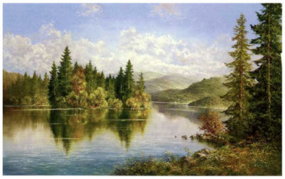 Siberian Lake Print Siberian Lake Print
