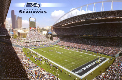 Seattle Seahawks- Qwest Field Poster Seattle Seahawks- Qwest Field Poster