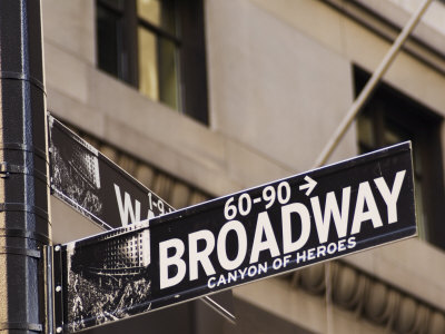 new york city street signs. Broadway Street Sign Manhattan
