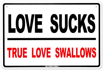 True Love Tin Sign True Love Tin Sign