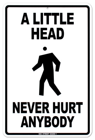 Little Head Tin Sign Little Head Tin Sign