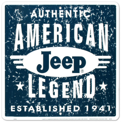 Jeep Tin Sign Jeep Tin Sign