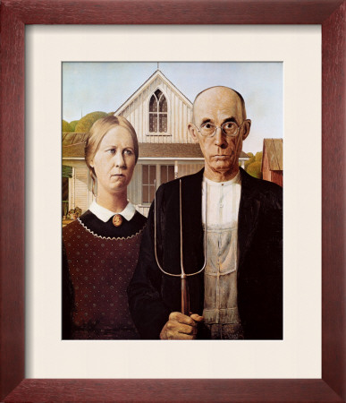 American Gothic Framed Print American Gothic Framed Print