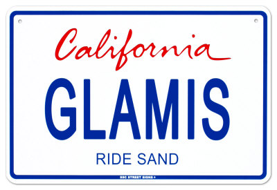 Glamis Tin Sign Glamis Tin Sign