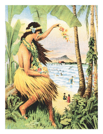 Mid Pacific Carnival 1915, Honolulu, Hawaii, USA Print Mid Pacific Carnival 1915, Honolulu, Hawaii, USA Print