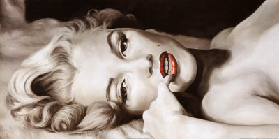 Reclined Marilyn Print Reclined Marilyn Print