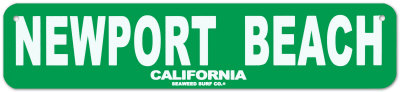 Newport Beach Tin Sign Newport Beach Tin Sign