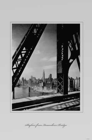 Skyline From Queensboro Bridge Masterprint Skyline From Queensboro Bridge Masterprint