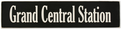 Grand Central Station Wood Sign Grand Central Station Wood Sign