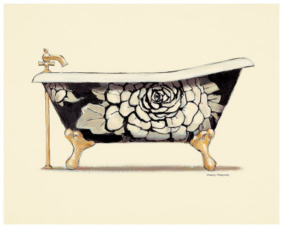 Floral Bath Print Floral Bath Print
